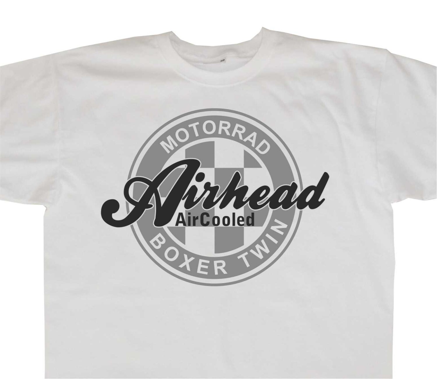 Image of Airhead Motorrad Boxer Twin Aircooled Bmw R60 R65 R75 R80 R100 Inspired Tshirt Bc113 Various Colours