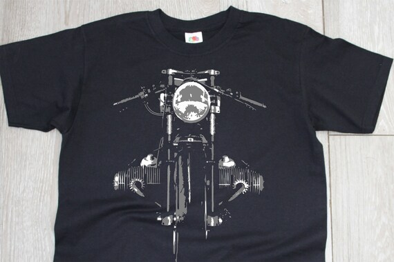 Cafe Racer Tshirt Flat Twin Airhead 