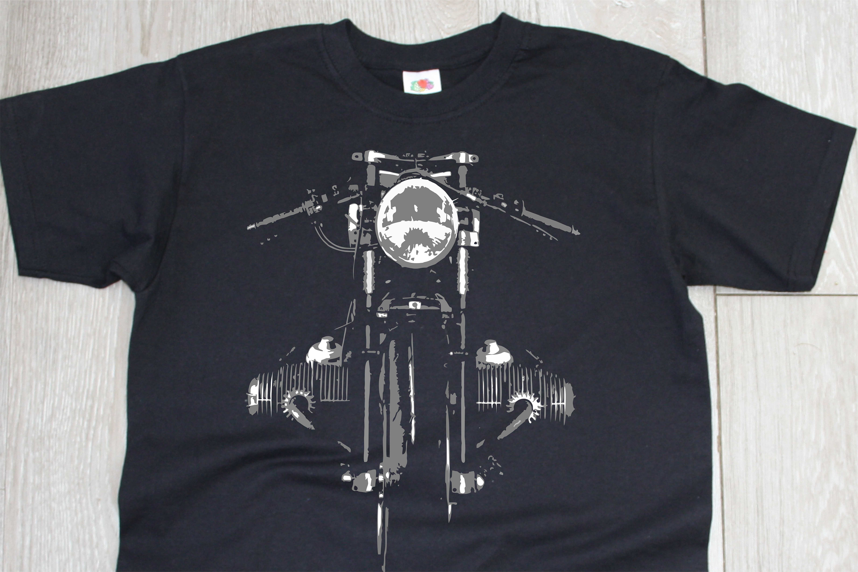 Image of Cafe Racer Tshirt Flat Twin Airhead Boxer Bmw Enthusiast Inspired Ta2055