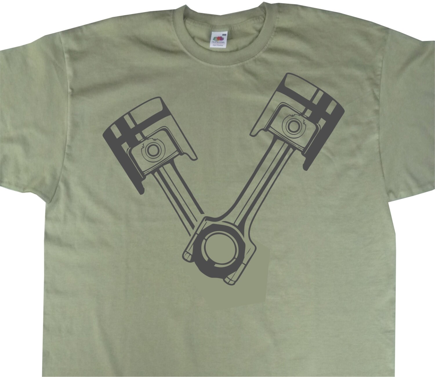 Image of Pistons V6 V8 V10 V12 T-Shirt Petrol Gear Head Car Enthusiast Tshirt Bc369 Various Colours