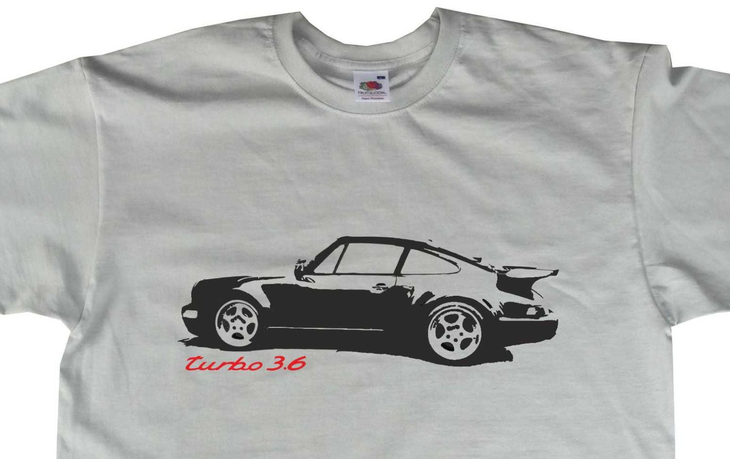 Image of 911 964 3.6 Turbo Side T-Shirt Porsche Inspired Bc68 Various Colours