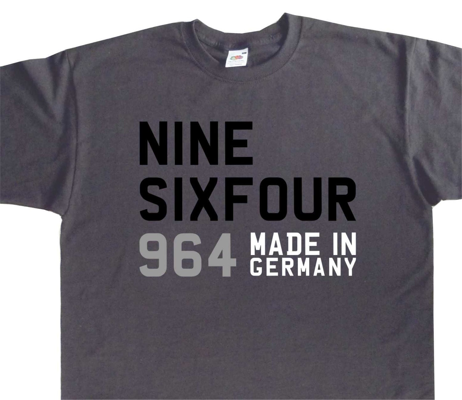 Image of 911 964 Nine Six Four Made in Germany T-Shirt Porsche Inspired Bc245
