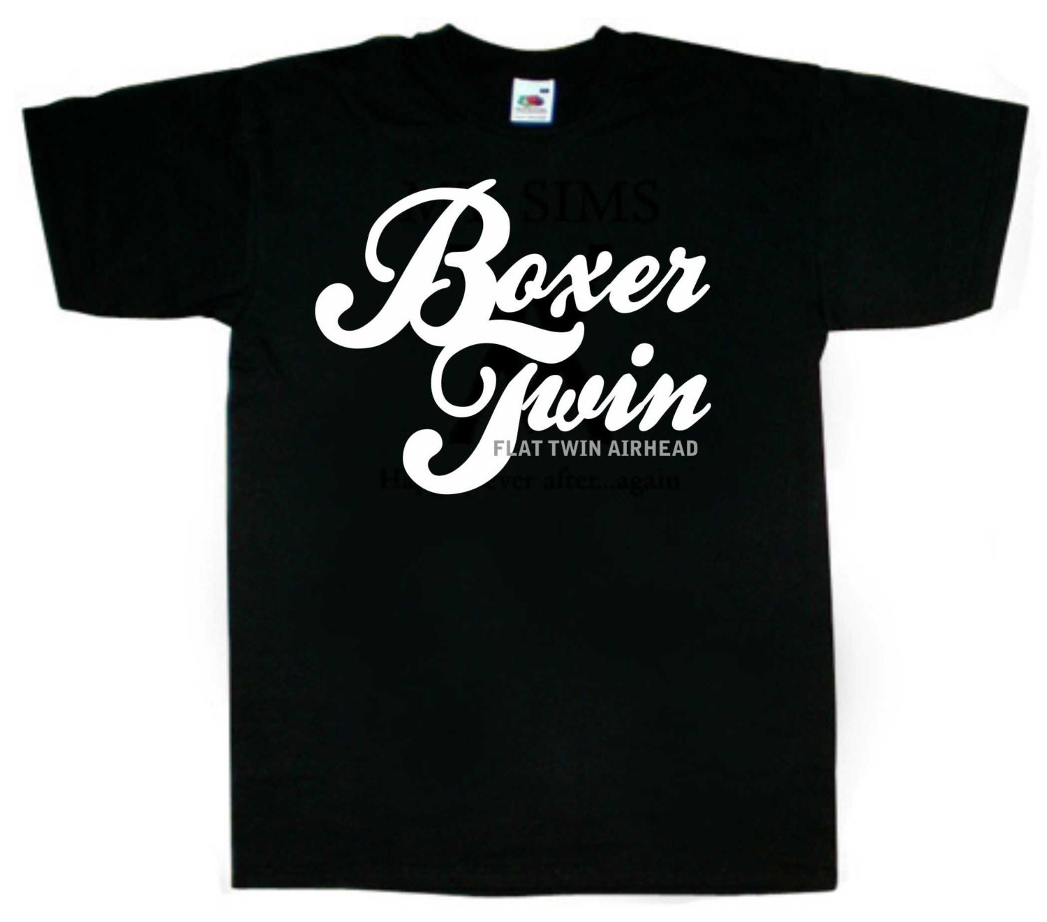 Image of Boxer Twin Flat Airhead Bmw R60 R65 R75 R80 R100 Inspired Tshirt Bc114 Various Colours
