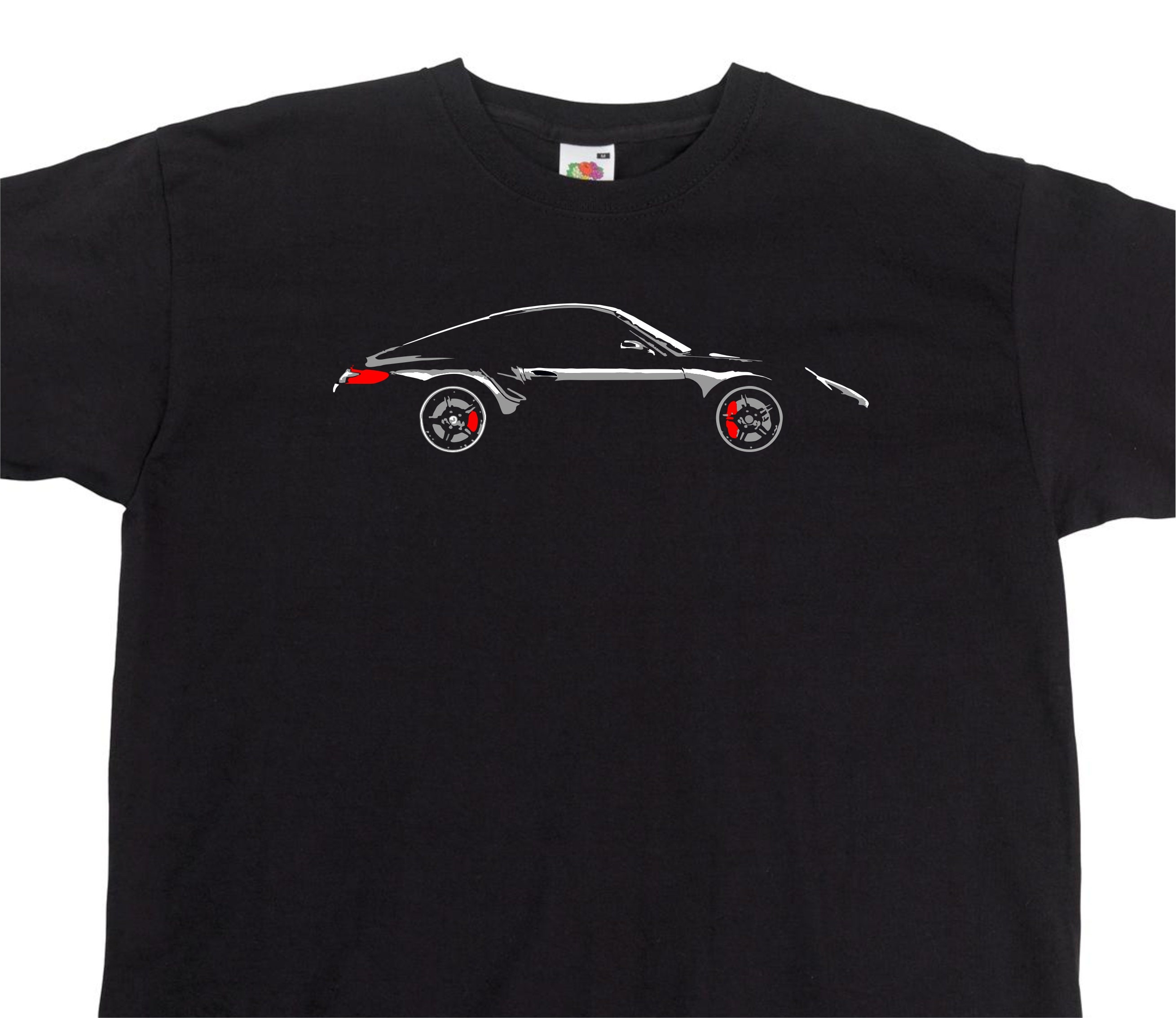 Image of 997 911 Turbo S Carrera Rs Side T-Shirt Porsche Enthusiast Inspired Ta2038
