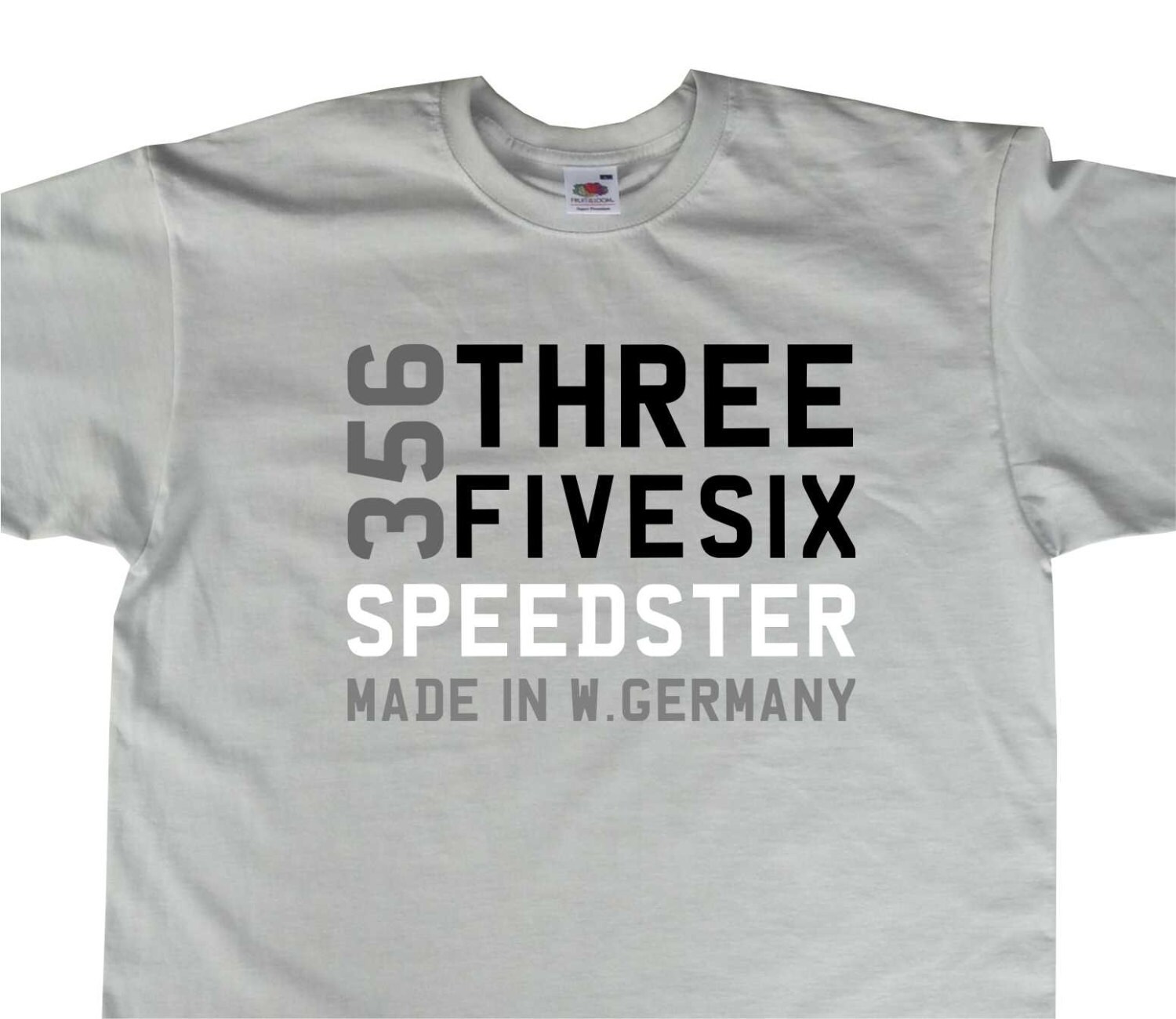 Image of 356 Speedster Three Five Six Made in W Germany T-Shirt Porsche Inspired Bc250