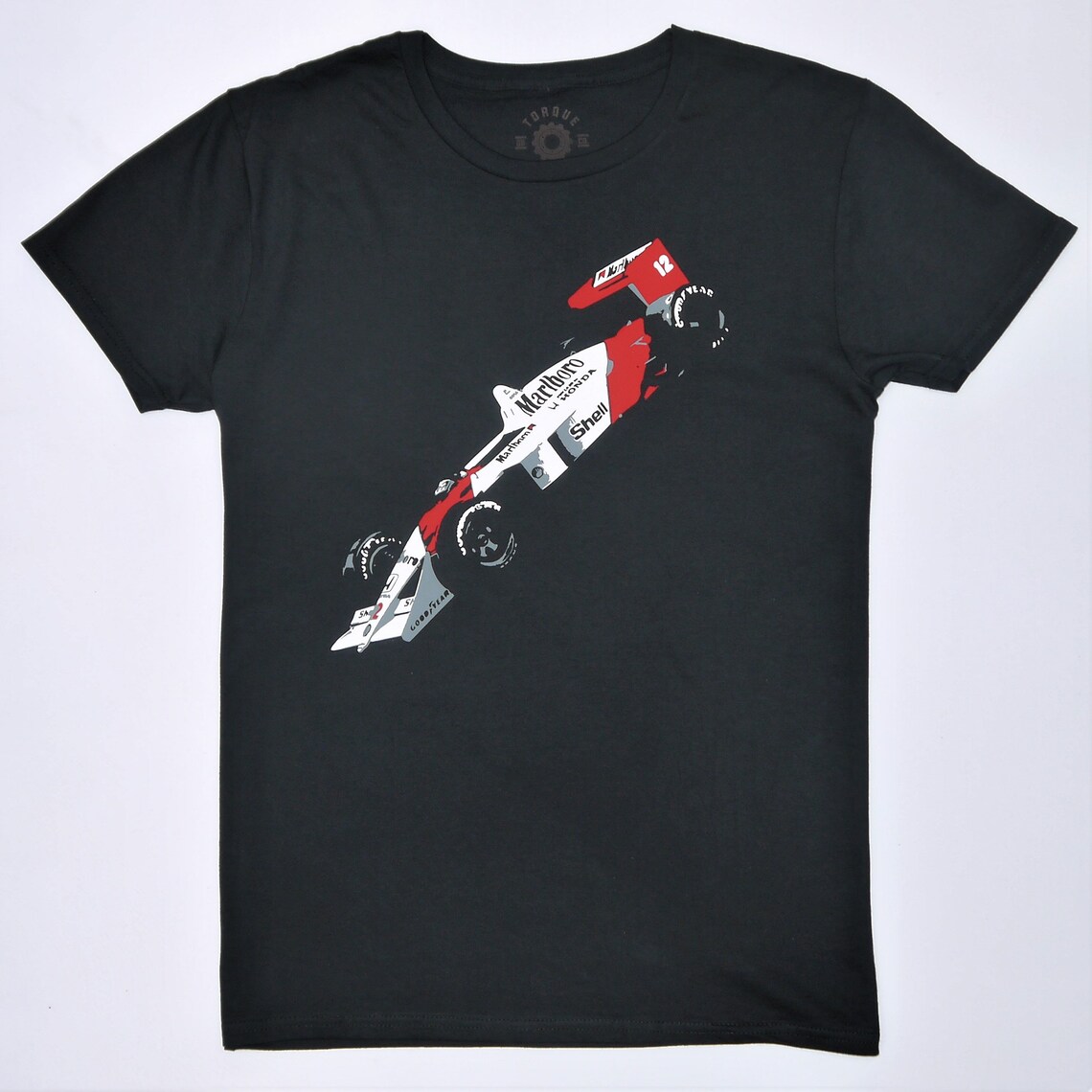 Tshirt for Mclaren MP4/6 Ayrton Senna F1 Marlboro 12 Fan Etsy