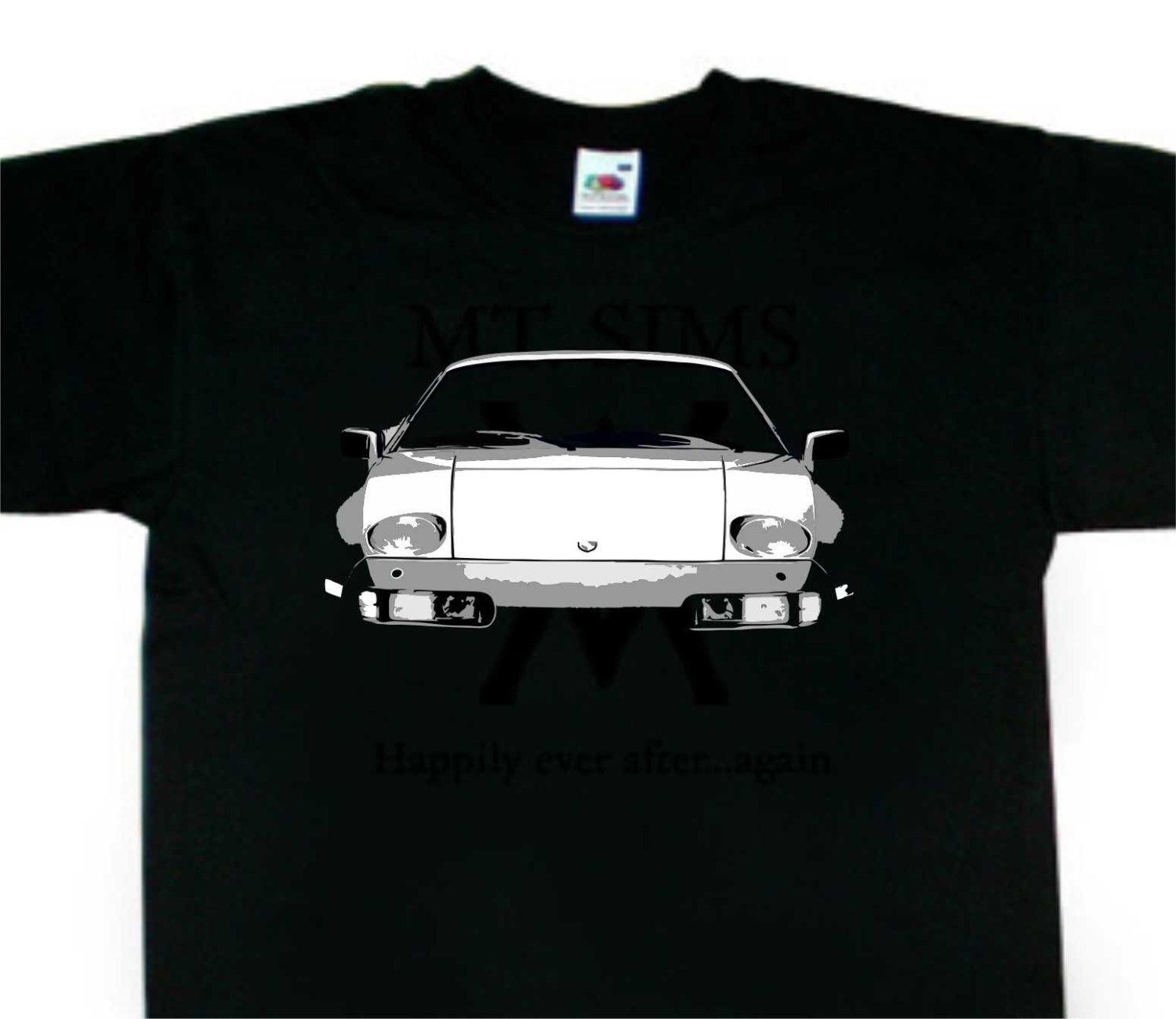 Image of 928 S S2 S3 S4 Gts Gt Front Silhouette T-Shirt Porsche Inspired Bc331 Various Colours