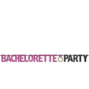Banner vrijgezellenfeest - Decoraties vrijgezellenfeest, vrijgezellenslinger, vrijgezellenfeest, douchedecoratie, decoratie vrijgezellenfeest
