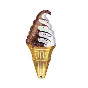 41&quot; Ice Cream Balloon - Ice Cream Party Sweets Birthday Donut Party Decorations Ice Cream Baby Shower Decor Cupcake Party Sprinkles