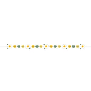 Daisy Party Banner - Groovy Party Decorations, Floral Baby Shower Decor, Garden Birthday Decorations, Tea Party Supplies, Flower Banner