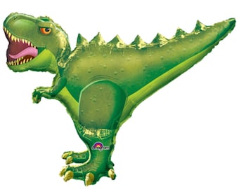 Globo de dinosaurio de 36" - Baby Shower de dinosaurio, Cumpleaños de dinosaurio, Fiesta de dinosaurio, Globo de fiesta de dinosaurio, Globos de cumpleaños, Cumpleaños de dinosaurio