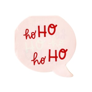Ho-ho-ho-servetten - Feestservetten, roze kerstfeest, decoraties kerstfeest, benodigdheden voor kerstfeest, roze kerstservetten, roze kerstservetten