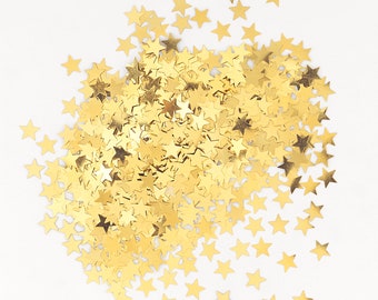 Gold Star Confetti - Twinkle Twinkle Little Star Baby Shower, Star Decorations, Gender Reveal Party, Shower Decorations, Star First Birthday