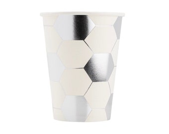 Soccer Cups 8ct, Paper Party Cups, Soccer Birthday Decorations, Party Favor Cups, Birthday Favor Cups, Soccer Team Party, Sports Birthday