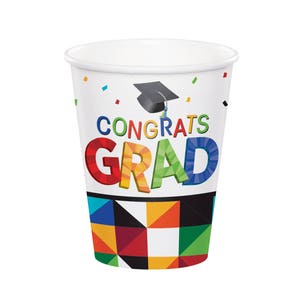 Graduation Party Cups - Graduation Party Supplies, Graduation Party Decorations, Graduation Favors, Grad Party, 2025 Grad, Grad Party Cups