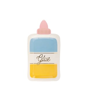 Glue Bottle Party Plates - Classroom Party Decorations, First Day of School Party, Art Birthday Supplies, BTS Birthday, Craft Party Supplies