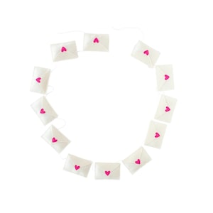 Filz Liebesbrief Girlande - Valentines Party Banner, Galentines Partydekoration, Valentines Wanddekoration, Galentines Party Zubehör