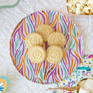 Safari Party Plates - Jungle Birthday Decorations, Tribal Safari Party Supplies, Wild One Birthday, Explorer Party, Girl Zoo Birthday Party