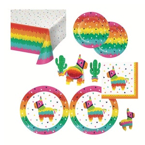 Fiesta Party Pack - Fiesta Baby Shower, Fiesta Bridal Shower, Bachelorette Party, Fiesta Party Supplies, Taco Party, Cinco de Mayo Party