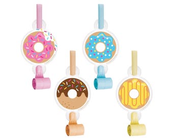 Donut Party Favors - Blowouts, Party Favors for Donut Birthday, Donut Party, Donut Baby Shower, Sprinkles Birthday, Sprinkles Party