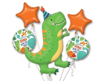 Palloncini Riutilizzabili Palloncini Compleanno Dinosauro 3 Anni DIWULI – Set Con T-Rex, Numero 3, Stelle, Per Festa A Tema, Riutilizzabili Palloncini Riutilizzabili Compleanno
