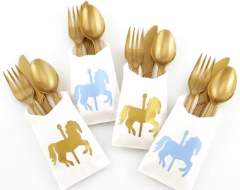 Carousel Party Cups Horse Party Cups Carousel Birthday Party - Etsy
