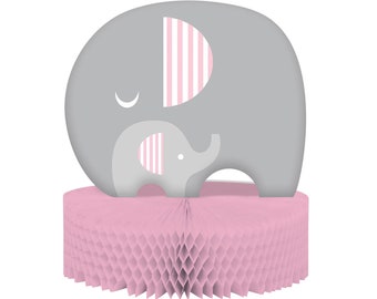 Elephant Centerpiece - Pink Elephant Baby Shower, Baby Shower Decorations, Shower Centerpiece, Shower Decorations Girl, First Birthday