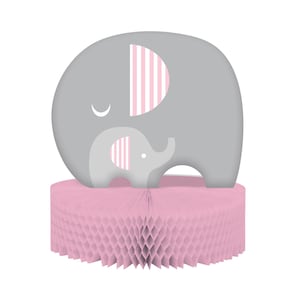 Elephant Centerpiece - Pink Elephant Baby Shower, Baby Shower Decorations, Shower Centerpiece, Shower Decorations Girl, First Birthday