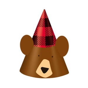 Lumberjack party hats clearance