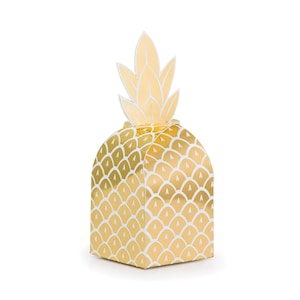 Pineapple Party Favor Boxes - Pineapple Favors, Tropical Party Favors, Pineapple Bachelorette, Tropical Birthday, Pineapple Birthday Favors