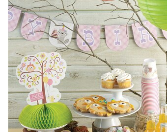 Woodland Banner - First Birthday, Girl Woodland, Woodland Party Supplies, Woodland Animals Birthday, Woodlands Decor, Birthday Banner