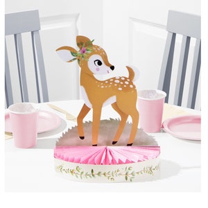 Deer Party Centerpiece - Deer Party Decorations, Deer Baby Shower Decorations, Deer Birthday Decorations, Deer First Birthday, Party Decor