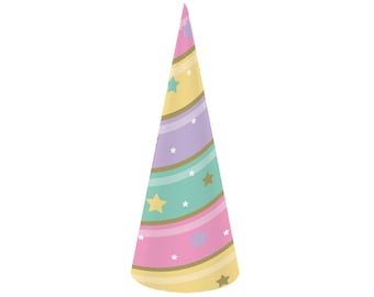 8 Unicorn Horns - Unicorn Birthday Hats, Unicorn Party Hates, Unicorn Party Favors, Party Decor, Birthday Unicorn Horn, Birthday Party Hats
