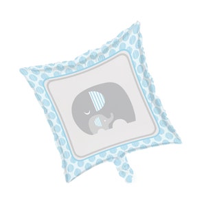 Elephant Balloon - Blue Elephant Baby Shower, Elephant Baby Shower Decorations, Elephant First Birthday, Baby Shower Boy, Little Peanut Boy