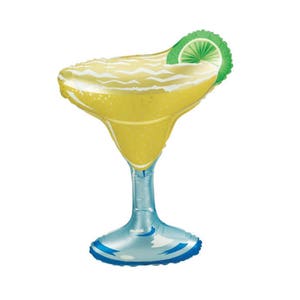 36&quot; Margarita Balloon - Luau Party, Fiesta Party, Fiesta Balloon, Beach Balloons, Bachelorette Party Balloons, Beach Party, Cocktail Party