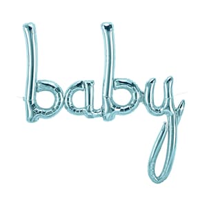 Baby Balloon - Blue Baby Balloon, Baby Shower Balloons, Shower Decorations, Boy Baby Shower, Baby Announcement, Baby Boy Decorations