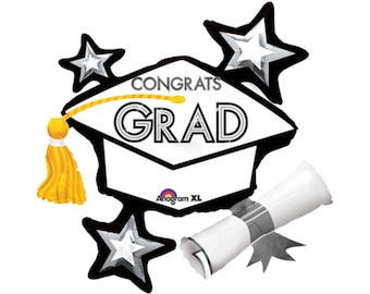31" Graduation Balloon Centerpiece - Graduation Party Decorations, Graduation Balloon, Party Decor, 2025 Graduation Party, Party Balloons