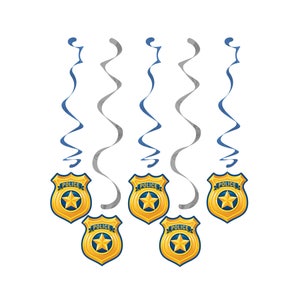 Decoraciones para fiestas de policías - Cumpleaños de policías - Fiesta de agentes secretos - Cumpleaños ultrasecreto - Cumpleaños de policías - Regalos de fiesta - Policías y ladrones