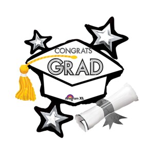 31&quot; Graduation Balloon Centerpiece - Graduation Party Decorations, Graduation Balloon, Party Decor, 2025 Graduation Party, Party Balloons