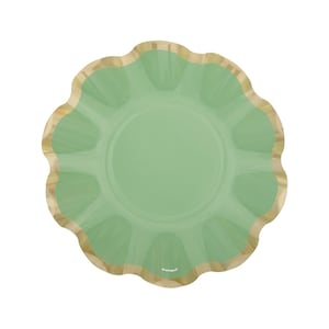 10&quot; Sage Green Paper Plates 8ct, Dinner Plates, Disposable Plates, Greenery Baby Shower, Birthday Party, Sage Green Wedding, Bridal Shower
