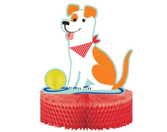 Dog Party Centerpiece - Dog Party Decorations, Dog Birthday Decorations, Dog Party Supplies, Puppy Party, Party Dog, Birthday Centerpiece