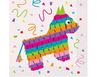 Fiesta Napkins - Fiesta Party Supplies, Fiesta Baby Shower, Cinco de Mayo Party, Fiesta Birthday, Fiesta Bachelorette, Fiesta Party Napkins