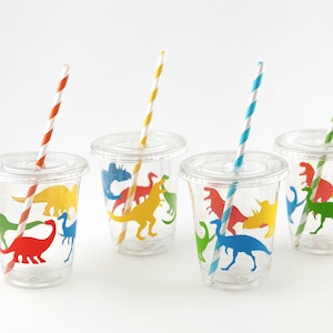 Dinosaur Cups - Dinosaur Party, Dinosaur Birthday, Dinosaur Party Favors, Dinosaur Party Supplies, Dinosaur Baby Shower, Dino Party Cups