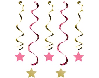 Star Hanging Decorations - Twinkle Twinkle Little Star Baby Shower Decorations, First Birthday, Birthday Decorations, Twinkle Decorations