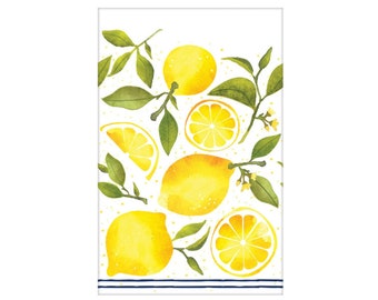 Lemon Tablecloth - Lemon Baby Shower, Lemon Party, Lemon Birthday, Lemonade Party, Fruit Party, Citrus Party, Lemon Party Decorations