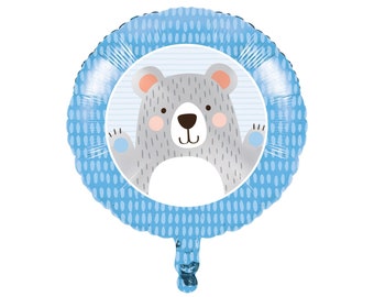 Palloncino a forma di orso - Compleanno a forma di orso polare, Baby shower a forma di orso, Decorazioni per feste a forma di orso, Forniture per feste a forma di orso, Inizio dell'avventura, Palloncini per feste