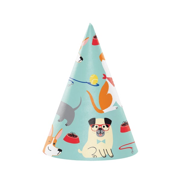 Chapeaux de fête pour chien - Chapeau d'anniversaire de chien, fête d'anniversaire de chiot, chapeaux de fête d'anniversaire, fête de chiots, cadeaux pour chien, cadeaux d'anniversaire, articles de fête