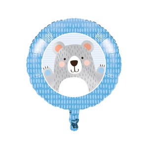Bear Balloon - Polar Bear Birthday, Bear Baby Shower, Bear Party Decorations, Bear Party Supplies, Adventure Begins, Party Balloons