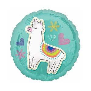 Llama Balloon - Llama Party, Llama Birthday, Llama Decorations, Party Decorations, Birthday Decorations, Llama Baby Shower, Mint and White