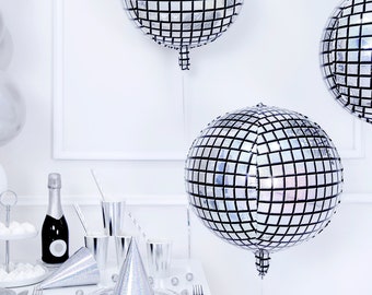 Disco Balloon - Disco Birthday Decorations, Groovy Party, Retro Party Decorations, 70s Hippie Party, Dance Party, Party Balloon Decoration
